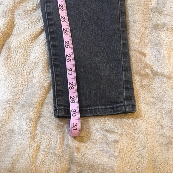 American Eagle black gray jeans HOLE Size 30x32 - Picture 11 of 11